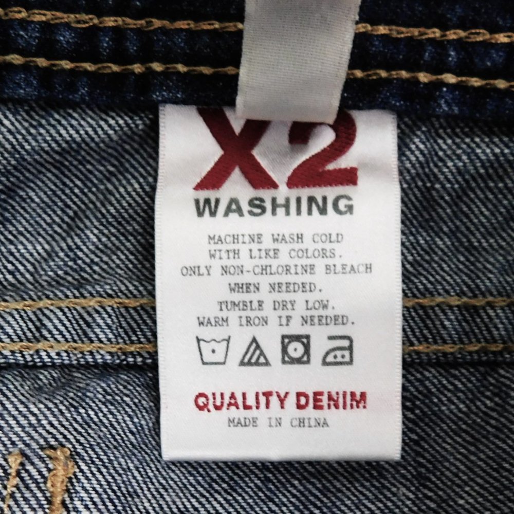 X2‎ Women Jean Shorts Dark Blue 10 - Picture 5 of 5